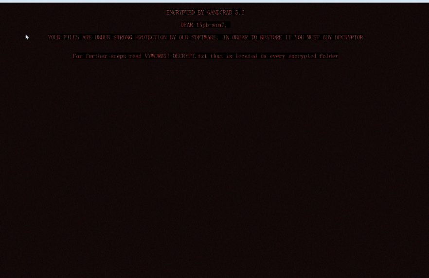 GandCrab V5.2病毒介绍 gandcrab-v5-2病毒介绍 GandCrab V5.2病毒介绍